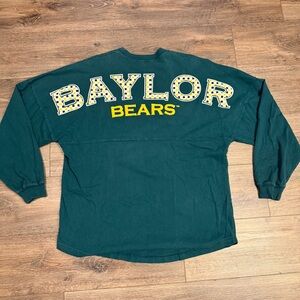 Baylor Bears Spirit Women’s Long-Sleeve Crewneck Shirt in Green